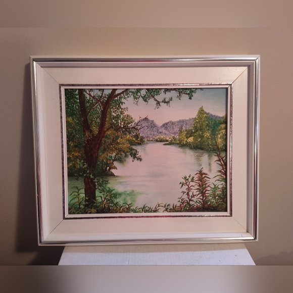 Vintage landscape painting - Picture 1 of 7